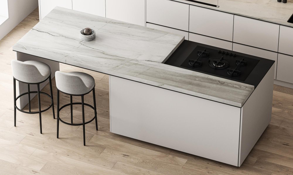 Your Kitchen with Quartz, Granite & Dekton Surfaces in Garden City